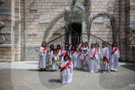 Palm Sunday In Gaza, Palestine