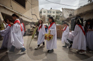 Palm Sunday In Gaza, Palestine