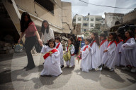 Palm Sunday In Gaza, Palestine