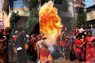 Gajan Festival Celebration, In North 24 Pargana District, India - 13 April 2025