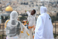 Palm Sunday Procession In Jerusalem 