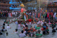 Gahana Khojne Jatra: A Festival In Nepal Where Goddess Tour Round Pond In Search Of Missing Jewel