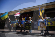 Solidarity With Ukraine Rally In Krakow, Poland