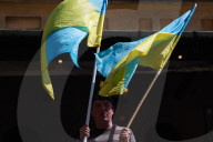 Solidarity With Ukraine Rally In Krakow, Poland