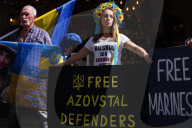 Solidarity With Ukraine Rally In Krakow, Poland