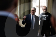 Prime Minister Keir Starmer visits British Steel workers