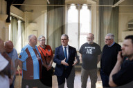 Prime Minister Keir Starmer visits British Steel workers