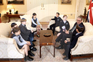 Prime Minister Keir Starmer meets children ahead of Passover