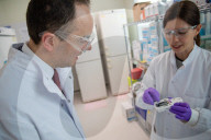 Secretary to the Treasury James Murray visits GSK in Stevenage