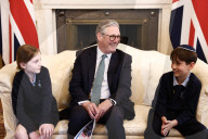 Prime Minister Keir Starmer meets children ahead of Passover