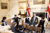 Prime Minister Keir Starmer meets children ahead of Passover