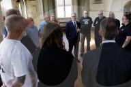 Prime Minister Keir Starmer visits British Steel workers