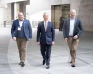 Guests arrive for Sunday with Laura Kuenssberg at the BBC, Broadcasting House, London, UK.