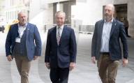 Guests arrive for Sunday with Laura Kuenssberg at the BBC, Broadcasting House, London, UK.