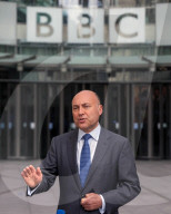 Guests attend the Sunday With Laura Kuenssberg show at BBC New Broadcasting House, London, UK.