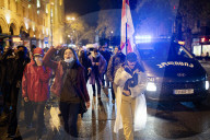  137th Day Of Pro-European Protests In Tbillisi, Georgia