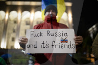  137th Day Of Pro-European Protests In Tbillisi, Georgia