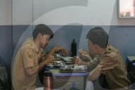 Free Nutritious Meal Distribution In Bandung