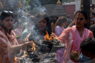 New Year Prayer In Nepal