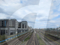 Railway Infrastructure At Donnersbergerbruecke In Munich