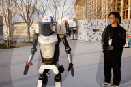 Chinese humanoid robot at Osaka expo

