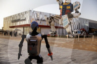 Chinese humanoid robot at Osaka expo


