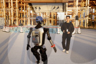 Chinese humanoid robot at Osaka expo

