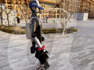 Chinese humanoid robot at Osaka expo

