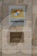 German Local District Court Signage