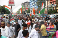 Protest Rally Against Controversial India's Waqf Act In Kolkata 