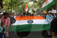 Protest Rally Against Controversial India's Waqf Act In Kolkata 