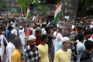Protest Rally Against Controversial India's Waqf Act In Kolkata 