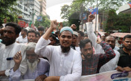 Protest Rally Against Controversial India's Waqf Act In Kolkata 