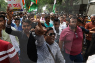 Protest Rally Against Controversial India's Waqf Act In Kolkata 