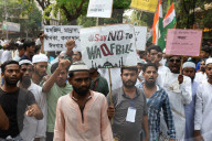 Protest Rally Against Controversial India's Waqf Act In Kolkata 