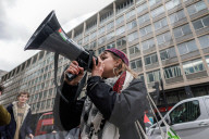Anti Israel rally turns violent in Trafalgar Square