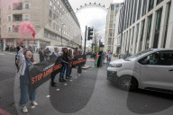 Anti Israel rally turns violent in Trafalgar Square