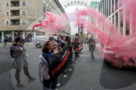 Anti Israel rally turns violent in Trafalgar Square