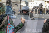 Anti Israel rally turns violent in Trafalgar Square