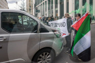 Anti Israel rally turns violent in Trafalgar Square