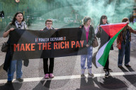 Anti Israel rally turns violent in Trafalgar Square