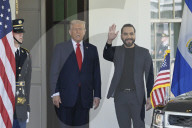 DC: President Trump and President Bukele hold a White House arrivals