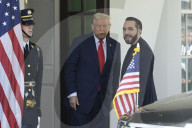 DC: President Trump and President Bukele hold a White House arrivals