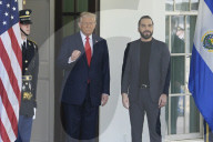 DC: President Trump and President Bukele hold a White House arrivals