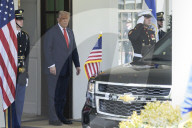 DC: President Trump and President Bukele hold a White House arrivals