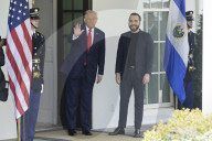 DC: President Trump and President Bukele hold a White House arrivals