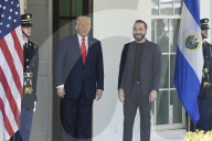 DC: President Trump and President Bukele hold a White House arrivals