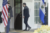 DC: President Trump and President Bukele hold a White House arrivals