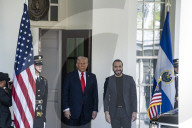 President Of El Salvador Nayib Buckle  And  President Donald J Trump