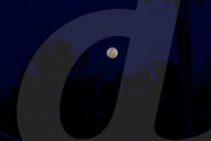 April  Pink Full Moon Seen Over Mexico City